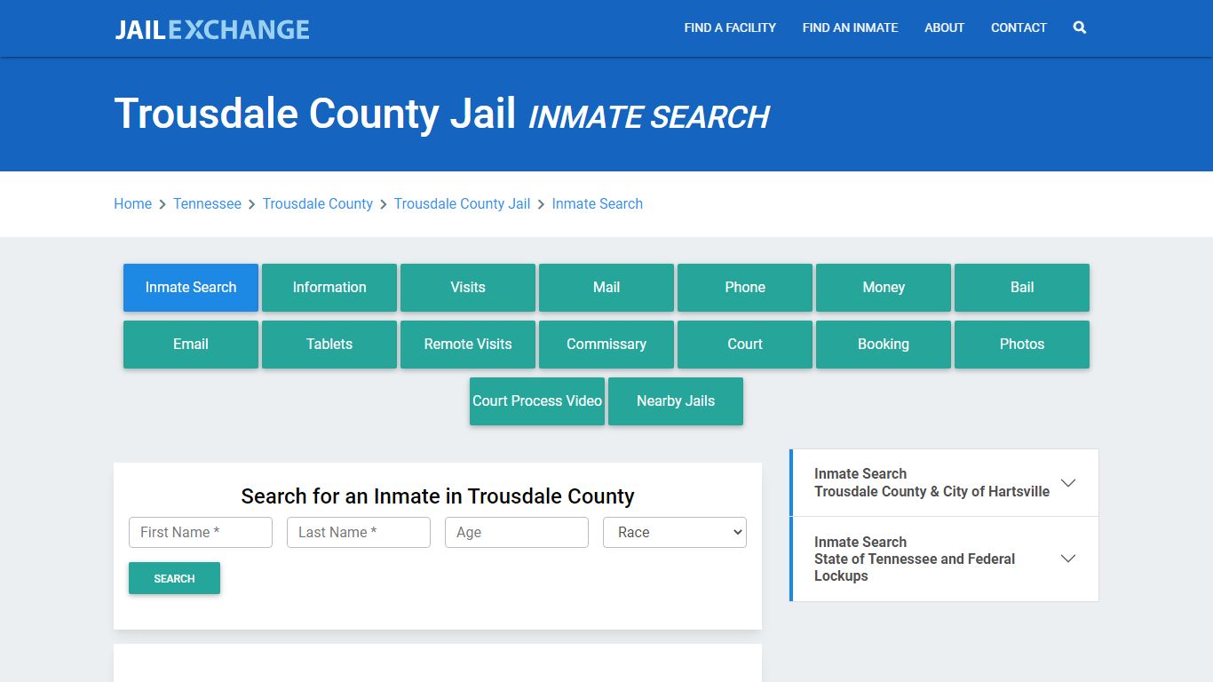 Trousdale County Jail, TN Inmate Search: Roster & Mugshots