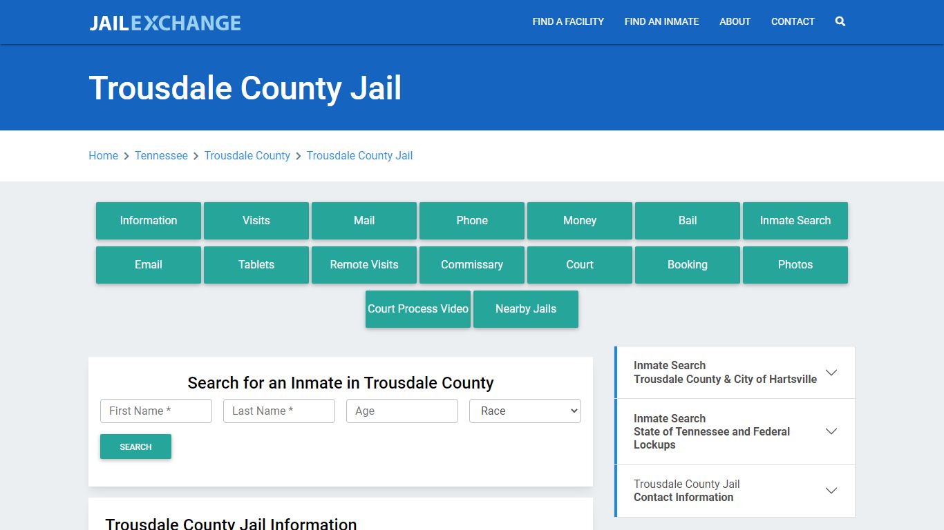 Trousdale County Jail Roster Lookup, TN, Inmate Search